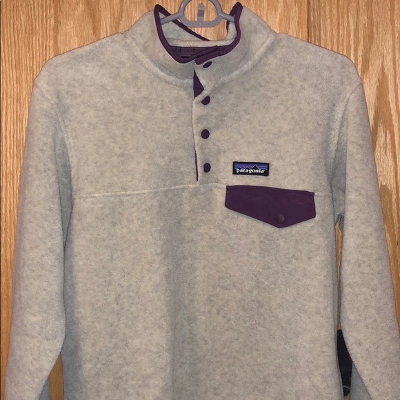 Patagonia Sweaters - Gray Patagonia Synchilla small women’s fleece pullover